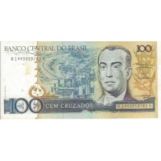 Brasil 100 Cruzados 1986-88